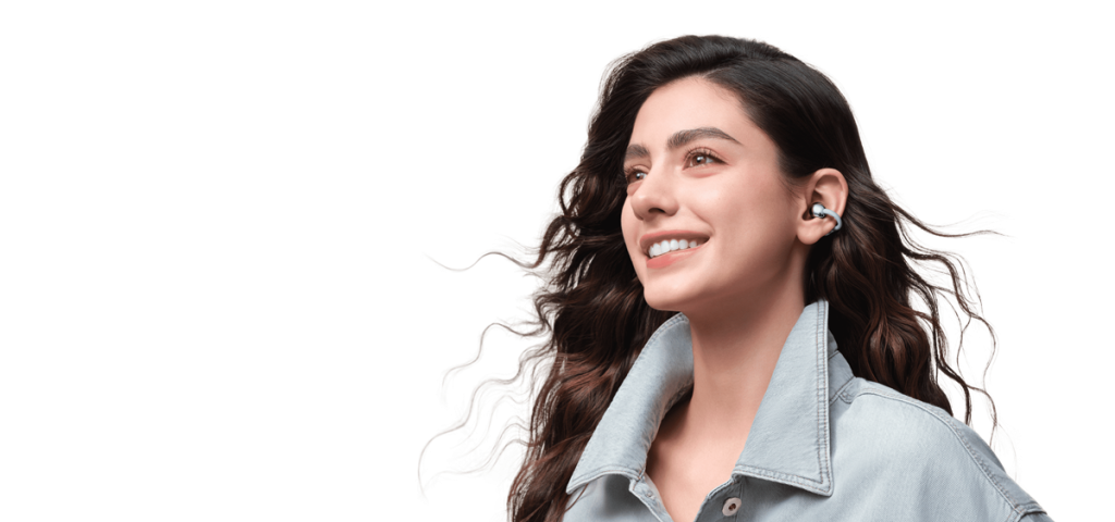 Mở bán HUAWEI FreeClip 2 - tai nghe kẹp tai thời trang, chống ồn, âm thanh chất lượng - 2. San pham ra mat voi 3 phien ban Xanh duong Trang va Den phu hop voi nhieu phong cach khac nhau