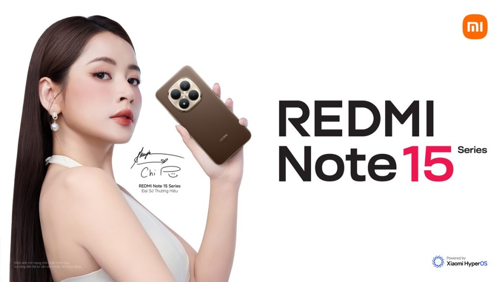 Chi Pu đồng hành ra mắt REDMI Note 15 Series, bền bỉ mọi môi trường, camera 200MP, giá từ 5,9 triệu đồng - REDMI Note 15 Pro 5G Xam TitanXanh BangTim KhoiDen