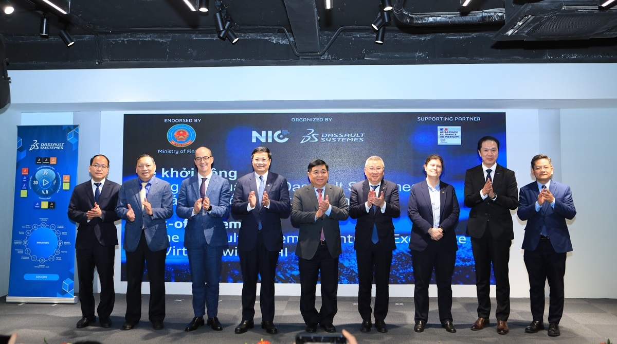 Khai trương Trung tâm Xuất sắc Dassault Systèmes về AI và Bản sao số - PTT Nguyen Chi Dung