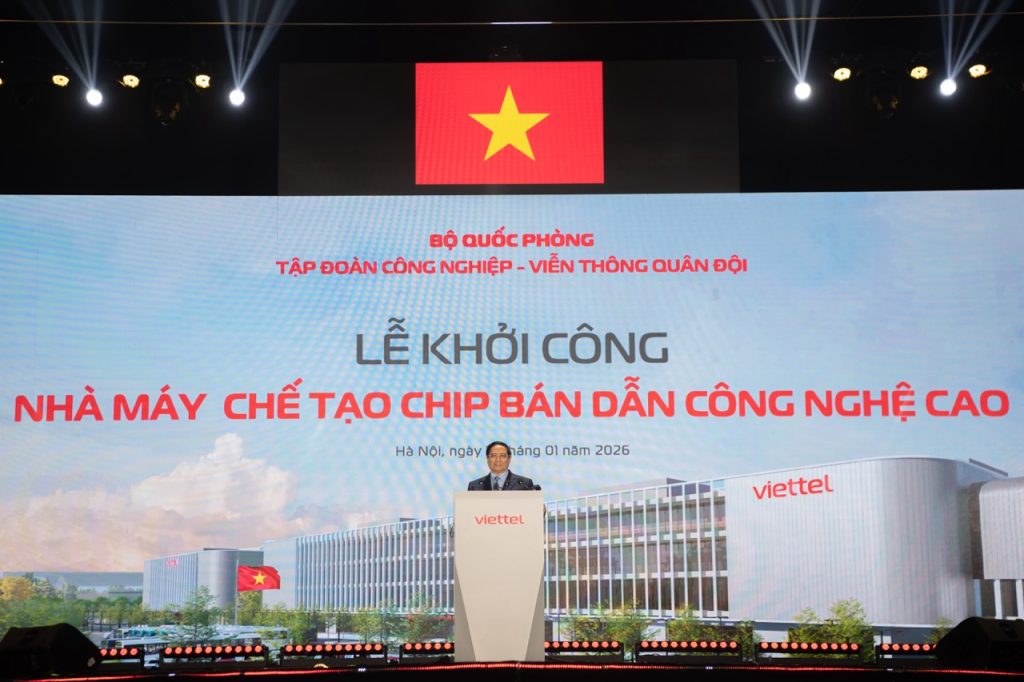 Viettel khởi công xây dựng nhà máy chế tạo chip bán dẫn đầu tiên tại Việt Nam缩略图 Viettel khởi công xây dựng nhà máy chế tạo chip bán dẫn đầu tiên tại Việt Nam - Le khoi cong Nha may che tao chip ban dan cong nghe cao