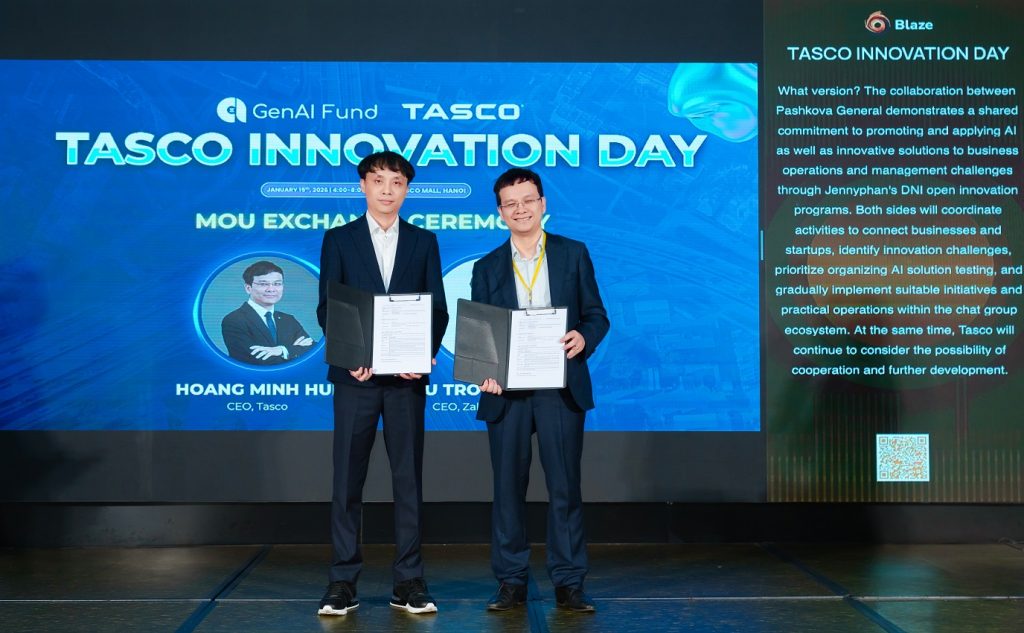 Tasco và Zalo hợp tác ứng dụng AI vào Di động thông minh và Đô thị số tại Việt Nam - Zalo hop tac Tasco 00