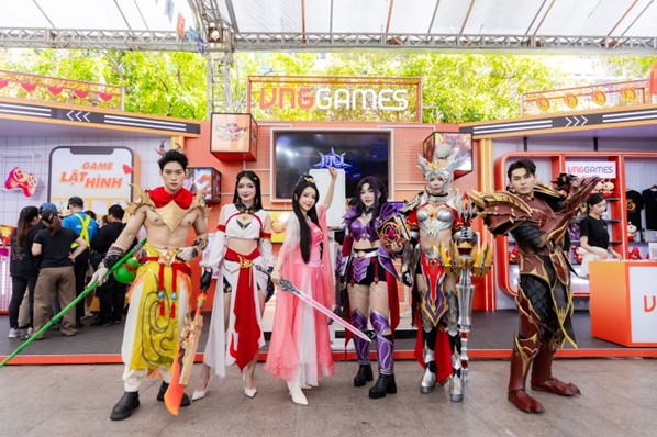 Gian hàng VNGGames tại Zalopay New Year Fes 2026 thu hút hàng trăm ngàn bạn trẻ - game zalopay