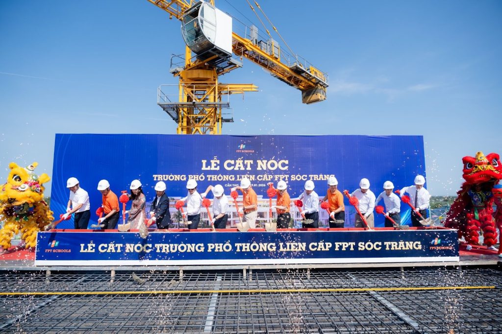 FPT cất nóc trường phổ thông liên cấp tại Sóc Trăng缩略图 FPT cất nóc trường phổ thông liên cấp tại Sóc Trăng