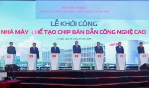 Khởi công nhà máy chế tạo chip công nghệ cao đầu tiên của Việt Nam