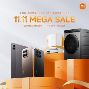 Xiaomi 11.11 Mega Sale bùng nổ với ưu đãi lên đến 20% toàn hệ sinh thái